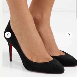 Christian Louboutin Eloise Suede Round Toe Pump